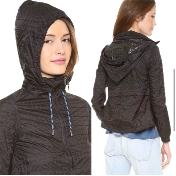 Free People Jackets & Blazers - Free People Festival Parachute Jacket Windbreaker XS Black Packable Utility